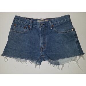 Levi's 505 Cutoff Denim Shorts Booty Jean Size 32